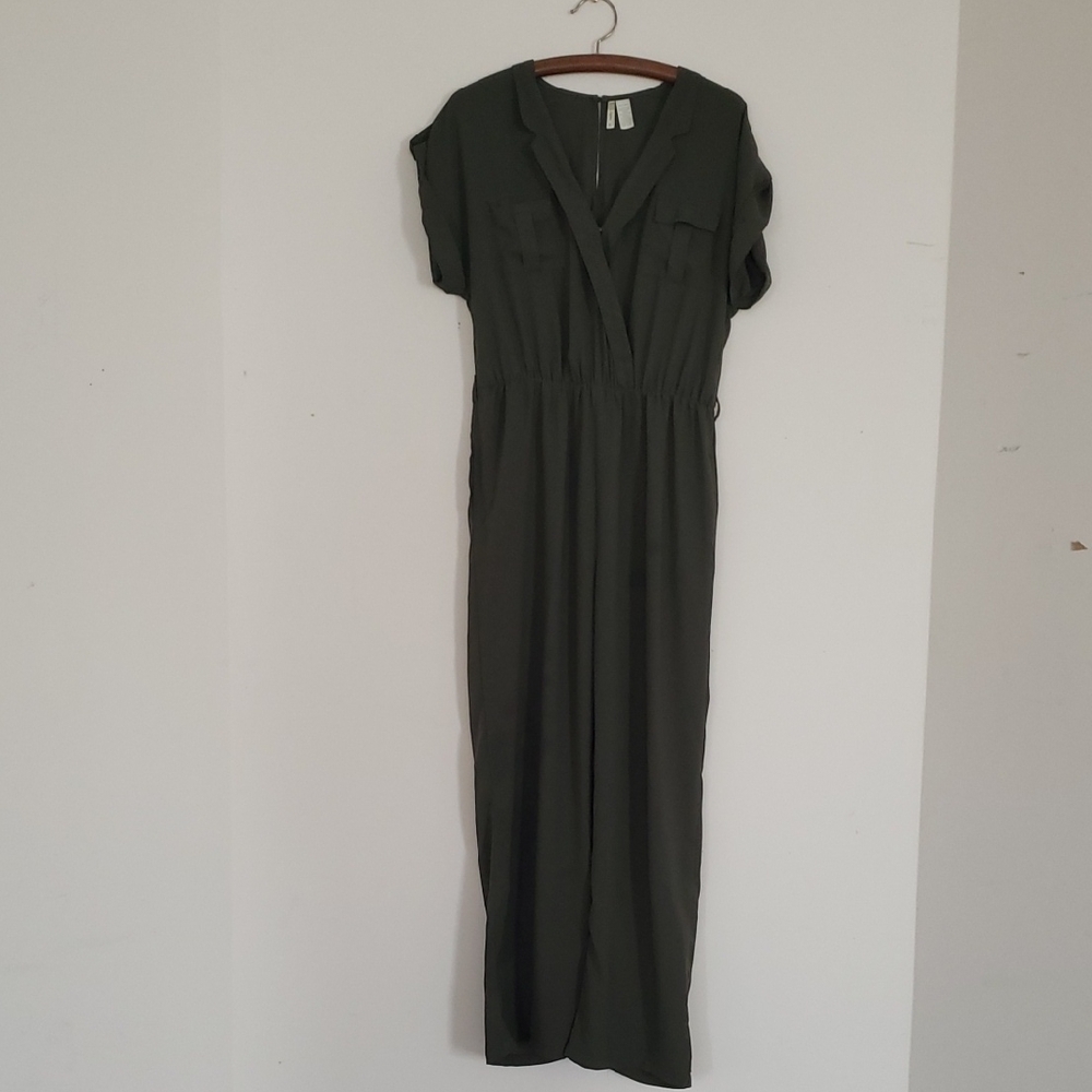 Japna Dark Green Maxi Dress